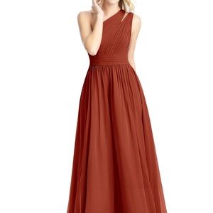 Azazie Molly- Rust Color Dress